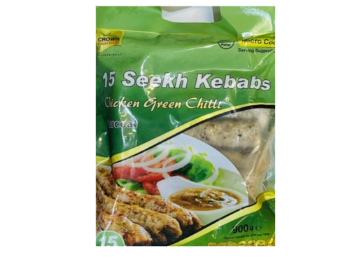 Crown Seekh kebab green chilli